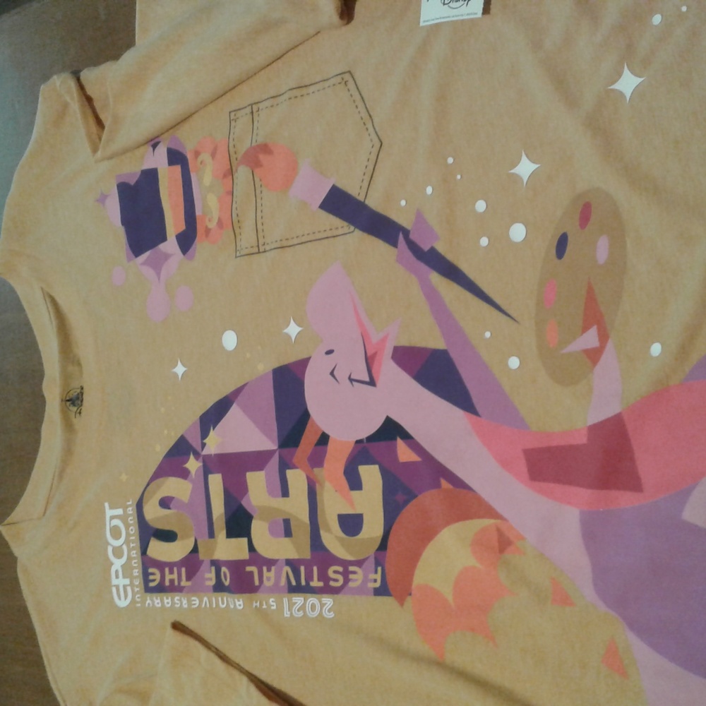 Disney Figment, Festival of the Arts Passholder t-shirt, size 2x